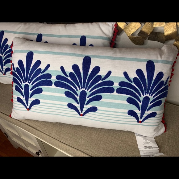 Pier One Imports Set Of 2 Decorative Throw Pillows - Picture 2 of 3